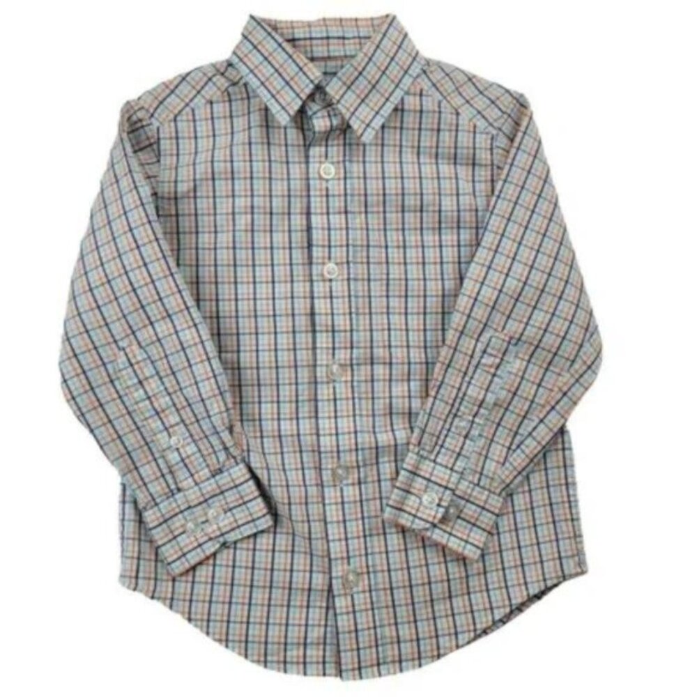 Class Club Plaid Long Sleeve Shirt Boys Size 3T